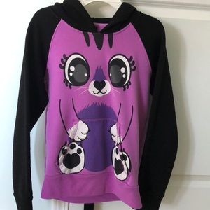 Purple animal sweatshirt